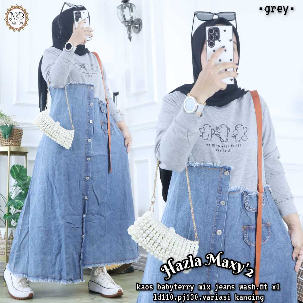 Pakaian Wanita HQ HAZLA MAXY 2 From N&B FASHION STORE