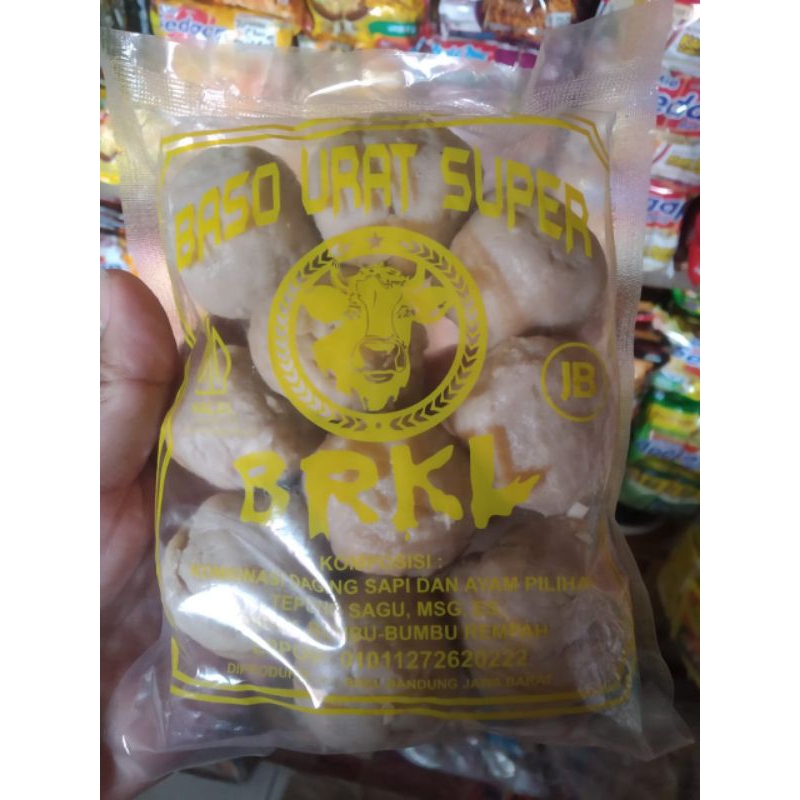 

bakso urat ayam dan sapi kombinasi halal enak baso brekele isii 10