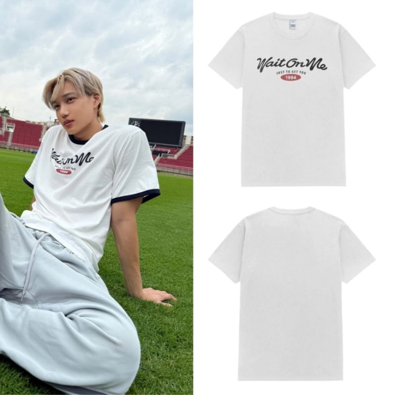 Dearyou - Kaos Kai EXO Wait On Me Just To Get You 1994  | Baju KAI EXO | Premium Tshirt Cotton Combe