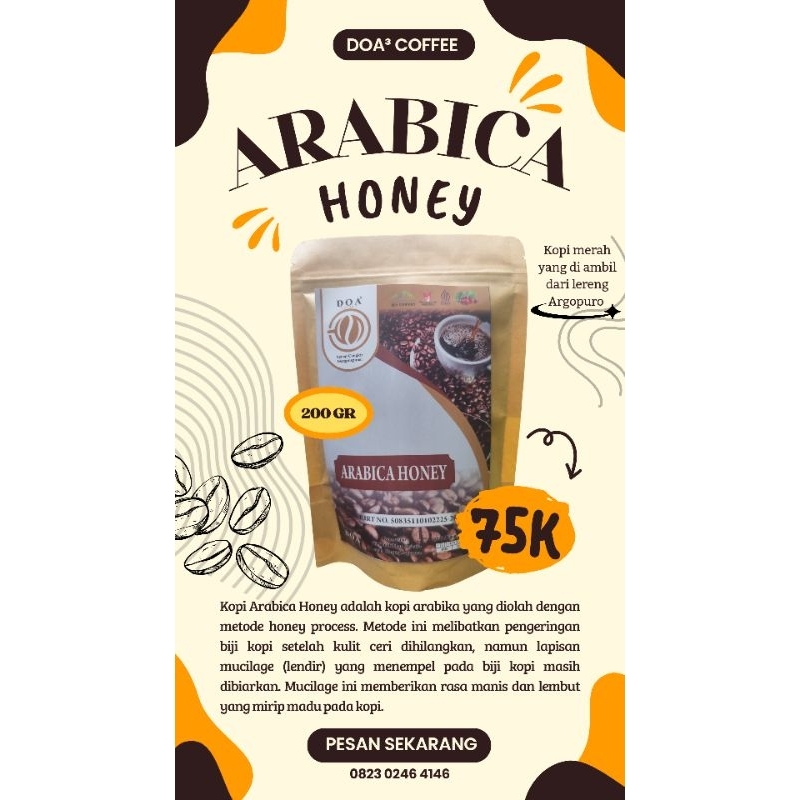 

KOPI ARABICA HONEY