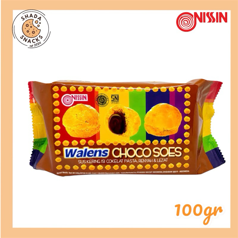 

Nissin Walens Choco Soes | Sus Kering Cokelat |Jajan Murah | Ecer
