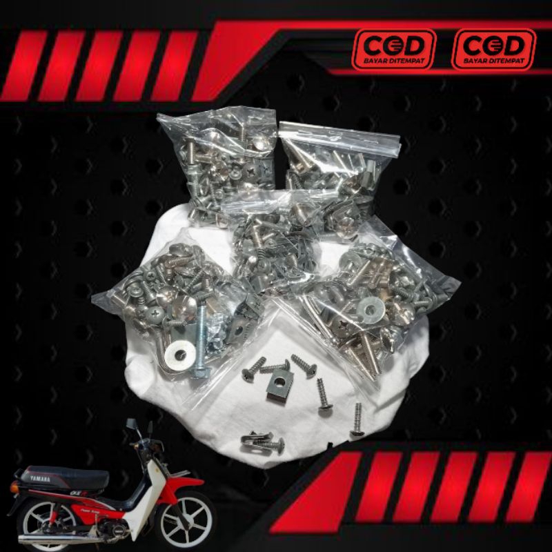 COD Baut Full Body Yamaha Alfa / Baut Fullset body halus body kasar Yamaha Alfa camp