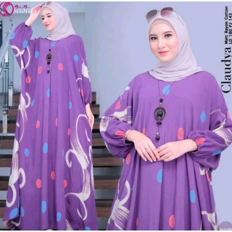 TERBARU Gamis Kaftan Lato Busui BB Jumbo Ld 150
