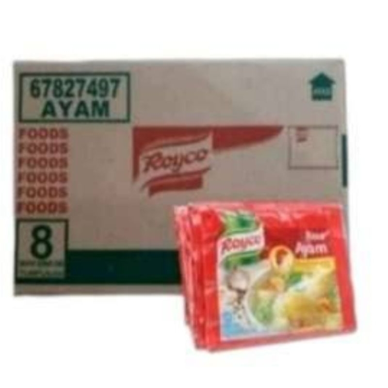 

Royco 8G Ayam penyedap rasa 1 Dus isi 48 renceng x12pcs