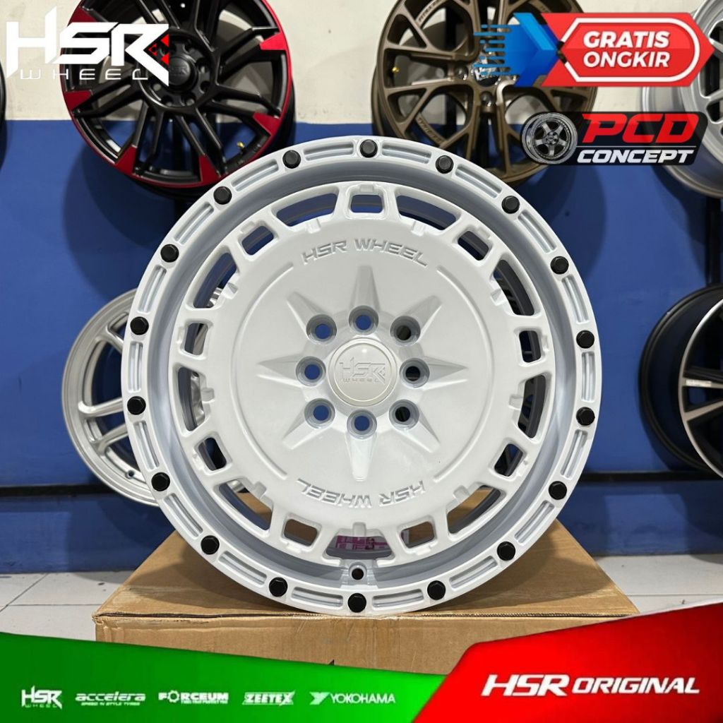 PROMO VELG MOBIL TERBBARU RING 16 WARNA PUTIH HOLE 8 AVANZA XENIA BRIO MOBILIO VIOS