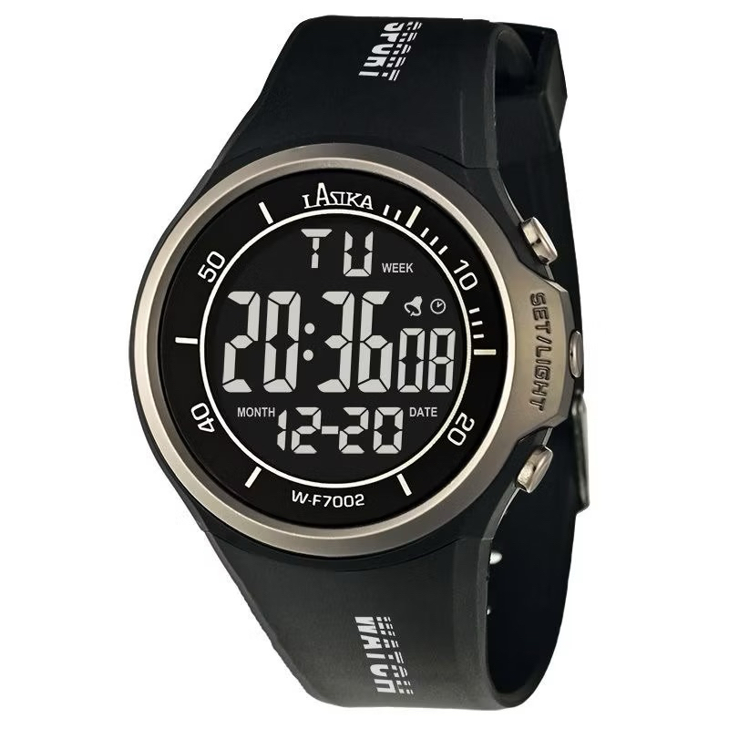 (H&S Cod)Jam Tangan Pria Lasika 5002 Digital Anti Air Ori Strap Rubber/Karet(Best seller)