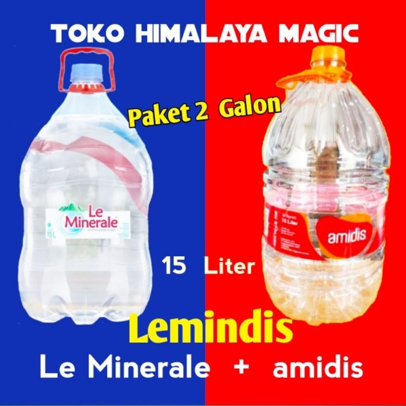 

Le Minerale Galon + amidis Galon 15 Liter
