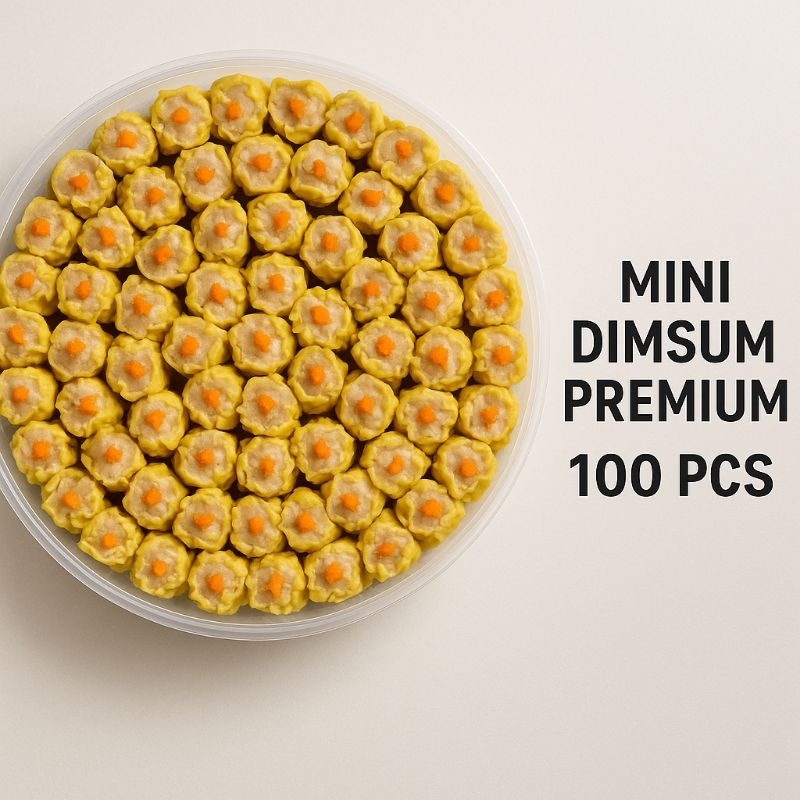 

Dimsum mini premium isi 100 pcs free Saus