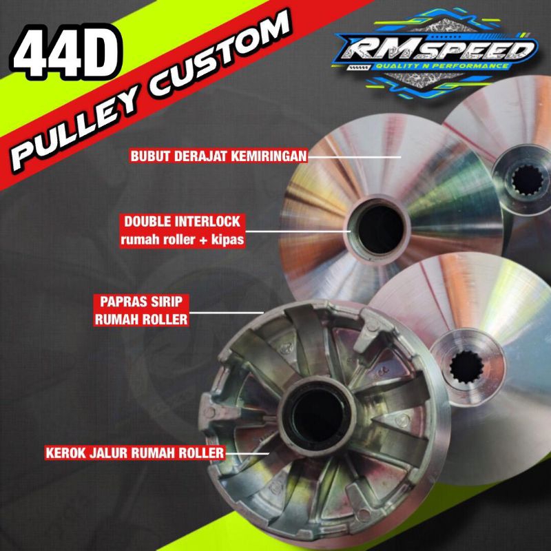 PULLEY CUSTOM YAMAHA XEON KARBU XEON RC XEON GT