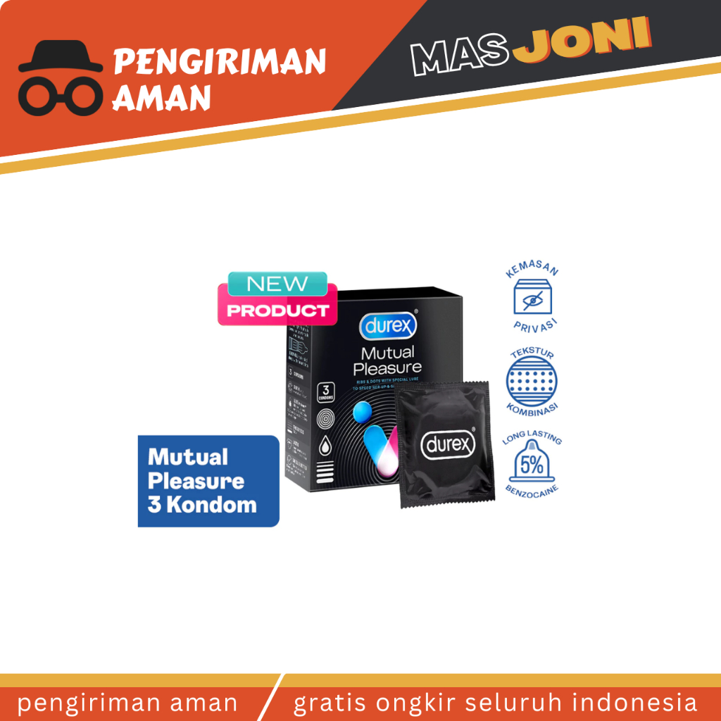 Kondom Durex Mutual Pleasure BPOM