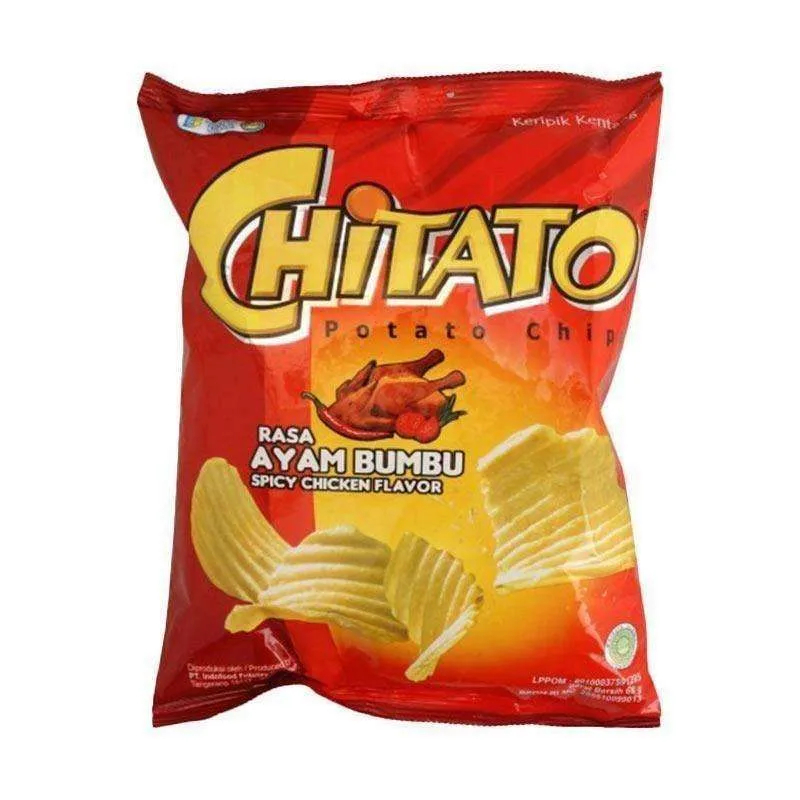 

CHITATO SNACK POTATO CHIPS AYAM BUMBU PCK 68g