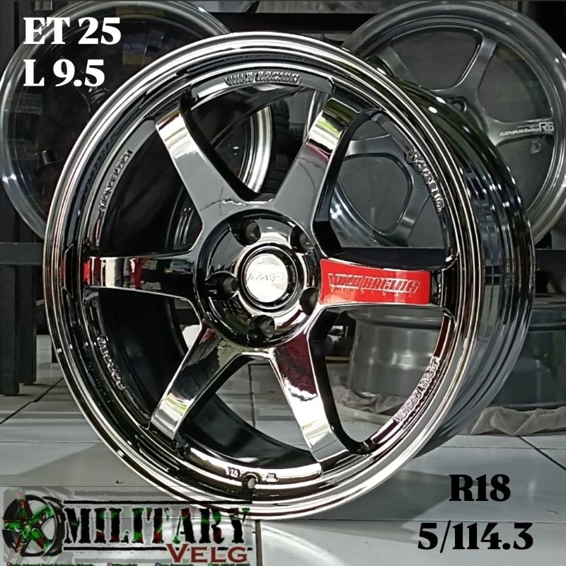 TE37 SL R18 Blackchrome