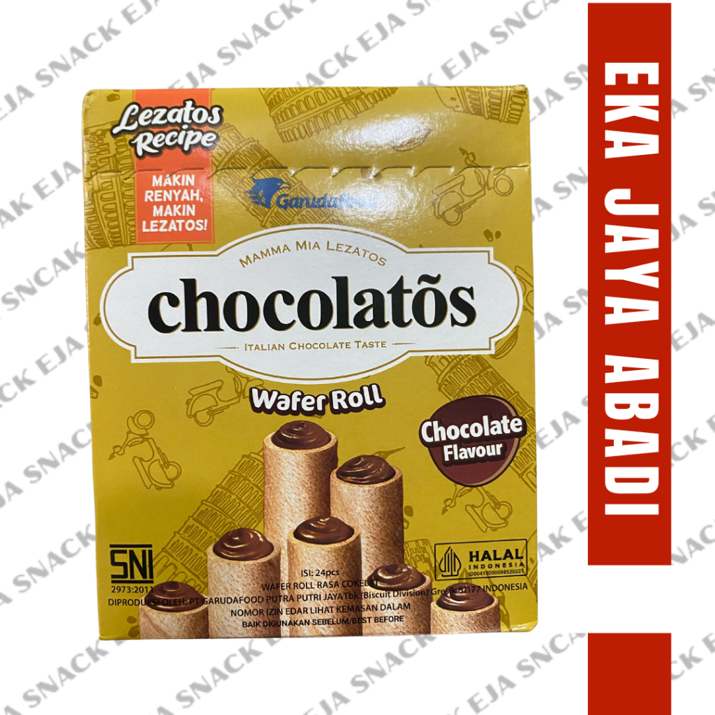 

GERY CHOCOLATOS WAFER ROLL KOTAK ISI 24