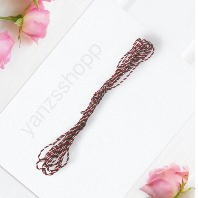 

Tali Tridatu 5meter Tebal 2mm Tali Gelang Tridatu 3 Warna