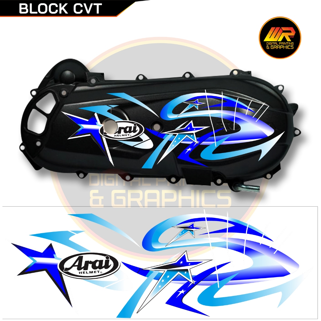 Striping Lis Variasi Cvt Sticker Api Vario Beat Cvt