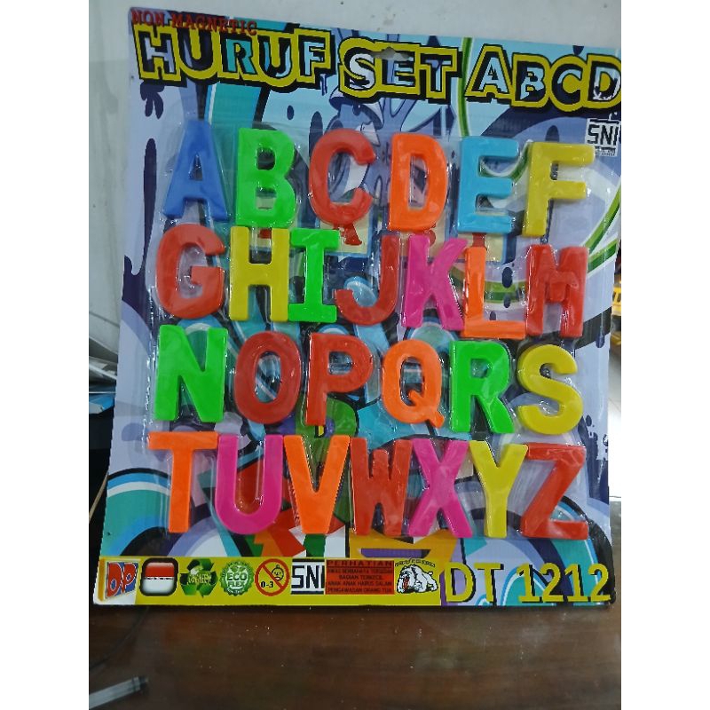 Mainan huruf set/ Abjad /ABCD