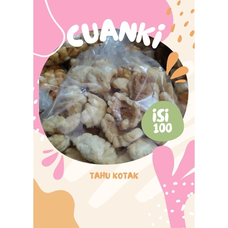 

cuanki tahu kotak isi 100biji