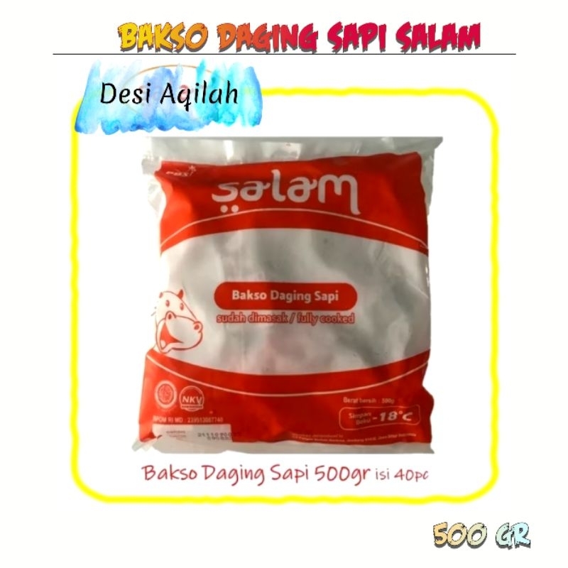 

Bakso Daging Sapi Salam Berat 500 gr