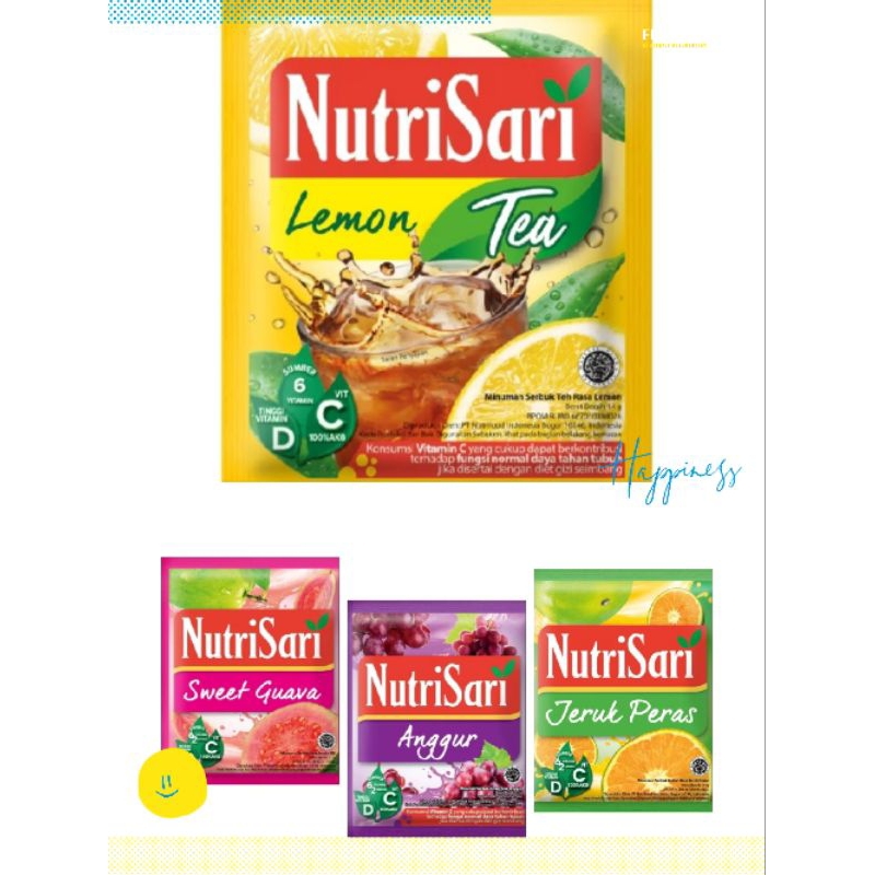 

PROMO NUTRISARI 4 RASA SUMMER PACKAGE 40 SACHET- MINUMAN BUAH VIT. C DAN D