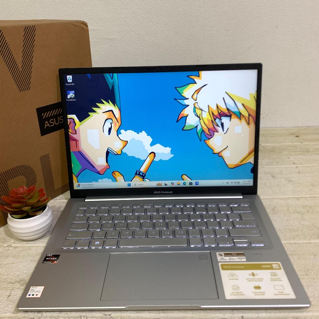 Second Laptop Slim Asus Vivobook M1403QA | Ryzen 5 5600H | RAM 8 GB | SSD 512 GB | Key Backlight | L