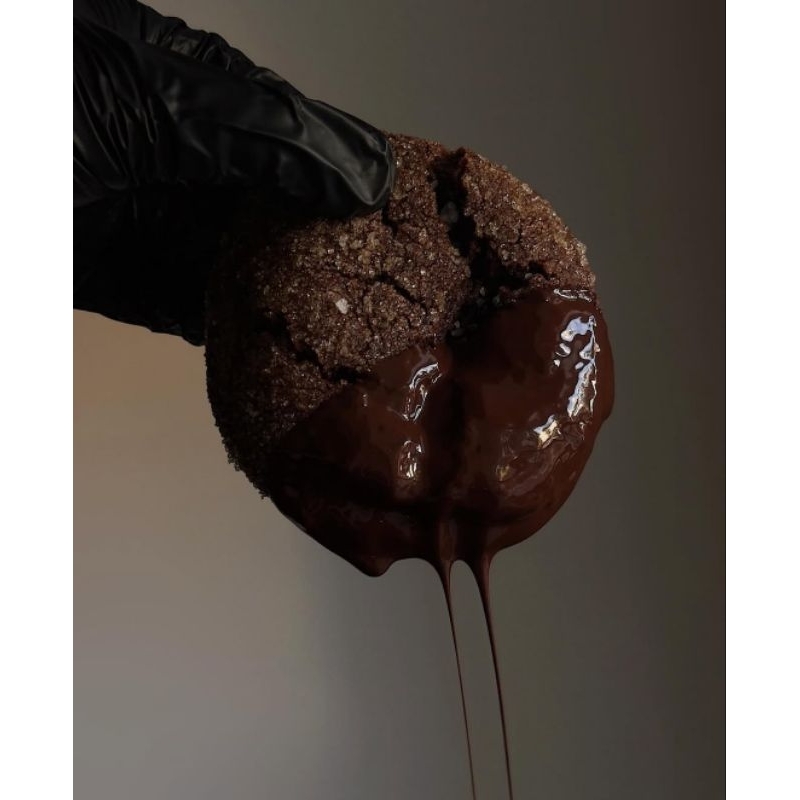 

Brownie Cookies with Melted Chocolate