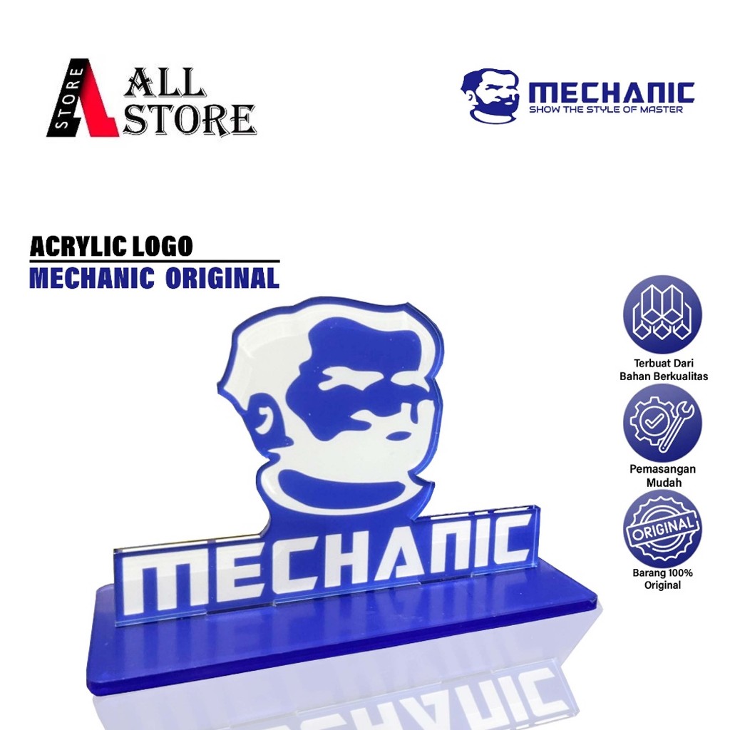 

Mechanic Acrylic Logo Original - Mechanic Acrylic Cocok Untuk Display