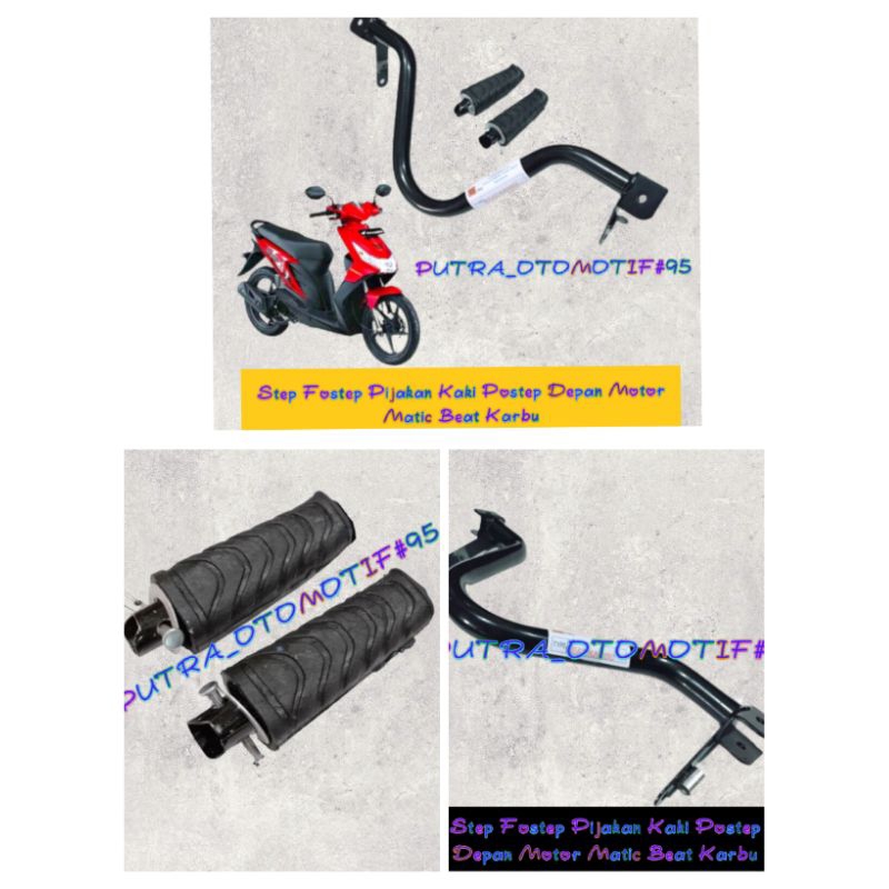 Step Fostep Fostep Pijakan Kaki Depan Motor Beat Karbu