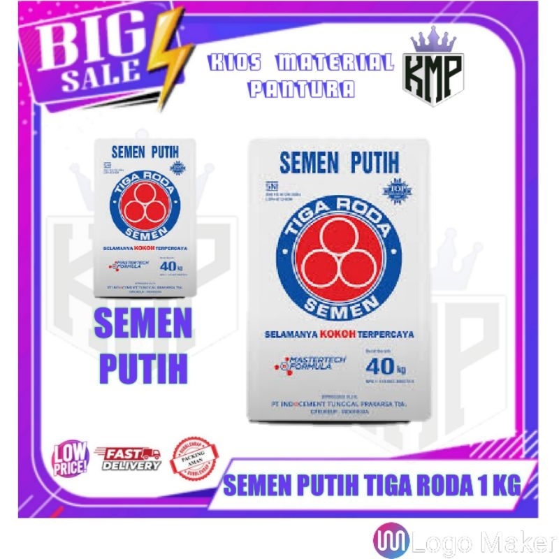 SEMEN PUTIH SEMEN TIGA RODA 1kg