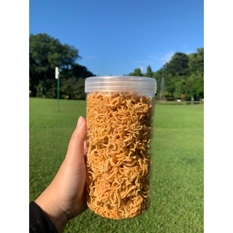 

Mie Kremes/Mie Pedas/Mie Kriuk Gurih Toples 1000 mL (250 gr)