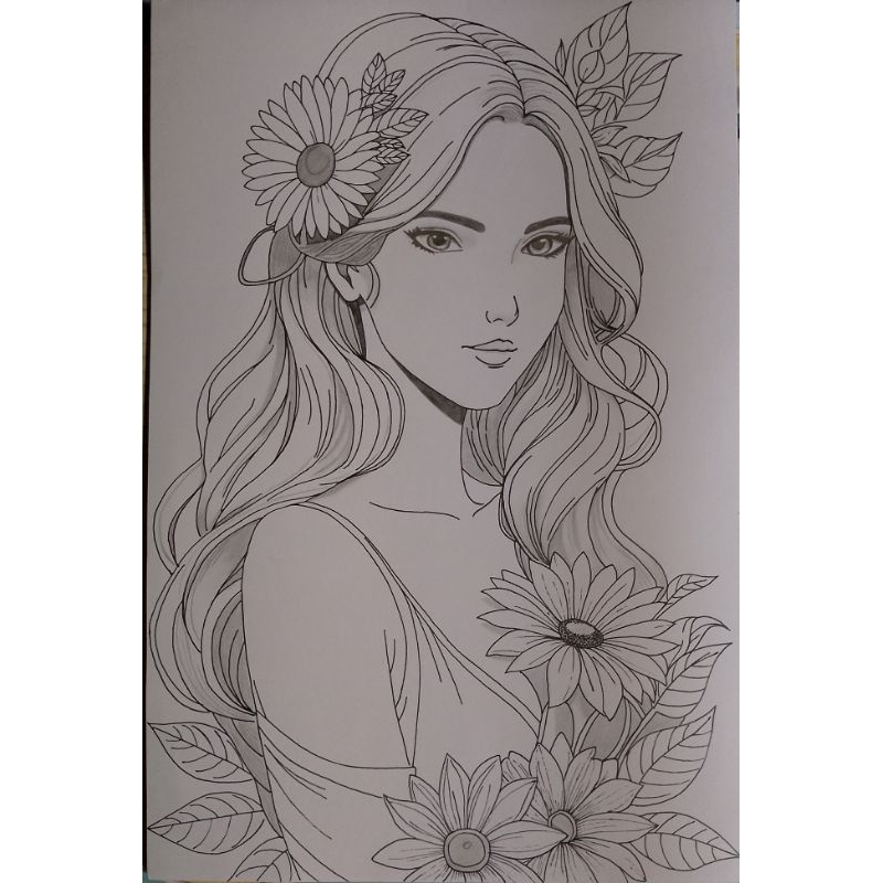 

Jasa gambar hitam putih doodle/anime/lainnya ukuran B5 (bisa request)