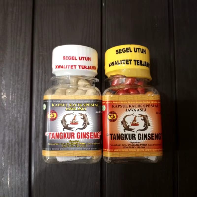 

jamu tangkur gingseng kemasan kapsul 30pcs