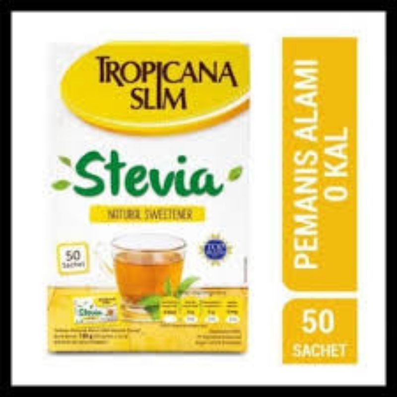 

tropicana slim stevia 50 sachet