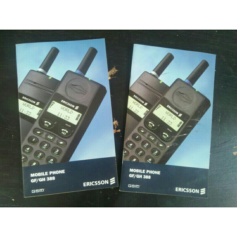 Buku Petunjuk Pengguna Mobile Phone GF/GH 388 GSM < ericsson Mobile Communication, 1995.