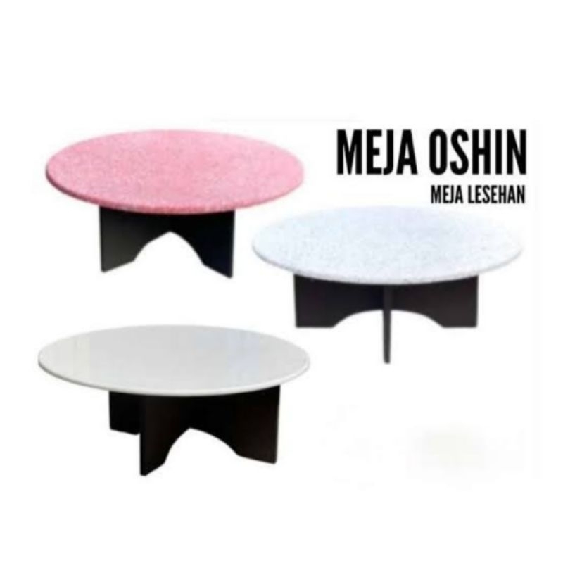 MEJA OSHiN Bulat ~ Meja Lesehan ~ Meja Osin ~ Meja Makan ~ Meja Belajar Anak ~ Meja Anak ~ Meja Tamu