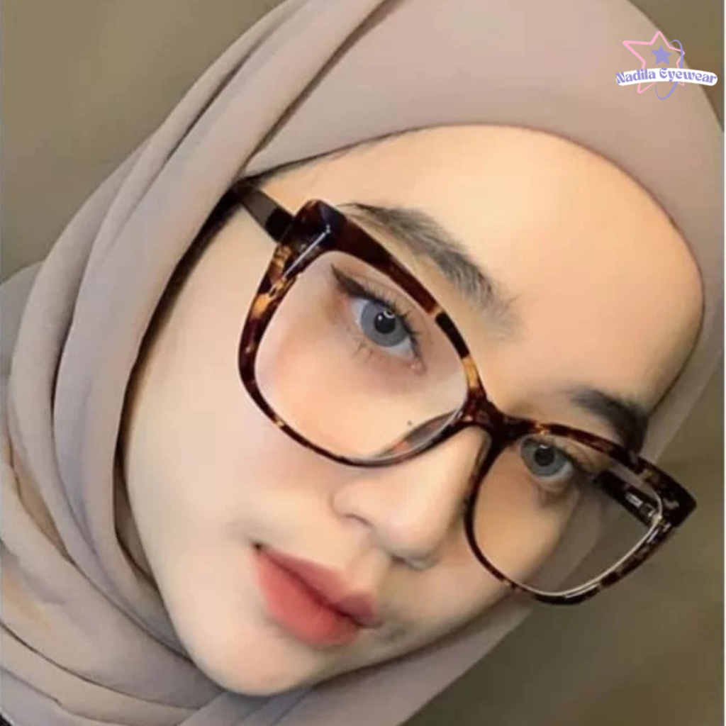 frame kacamata cat eye besar | photocromic | kacamata minus | lensa | blueray | bluecromic