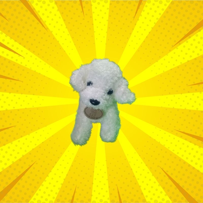 BONEKA ANJING POODLE LUCU