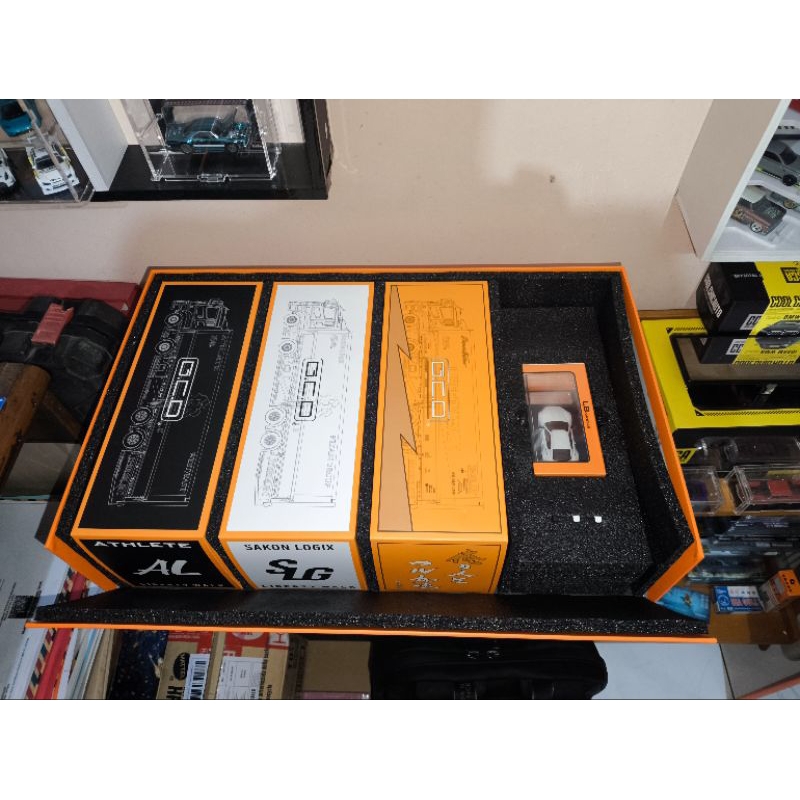 DIECAST 1:64 GCD TRUCK LBWK MITSUBISHI FUSO SUPER GREAT LIBERTY WALK 1 SET SEGEL