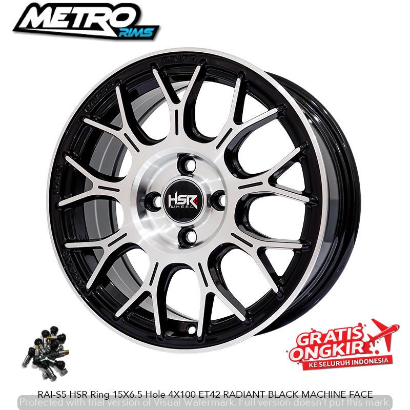 NEW model velg racing akar sporty ring 15 mobil brio satya agya ayla mirage freed velk hsr rai s5