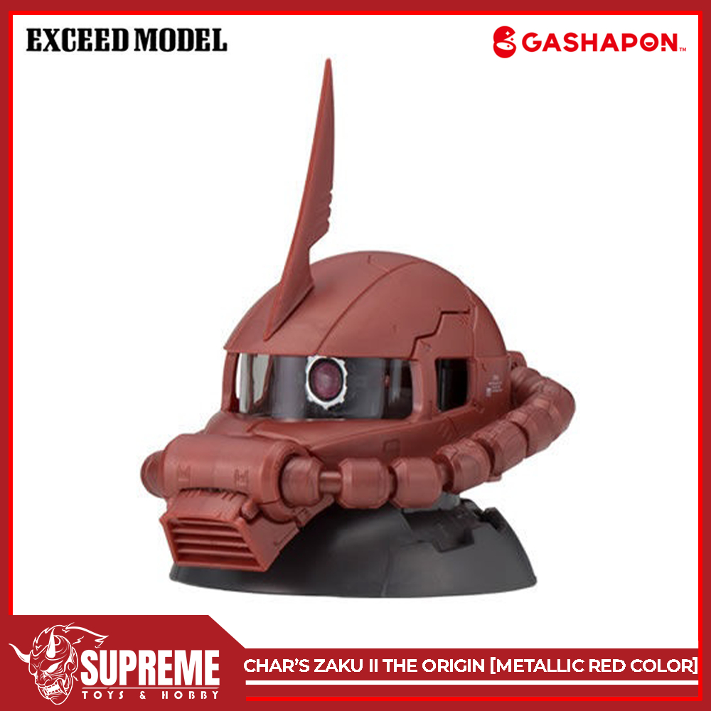 EXCEED Zaku Head Vol. 7 - MS-06S Char's Zaku II Char Custom The Origin ( Metallic Color Ver. )