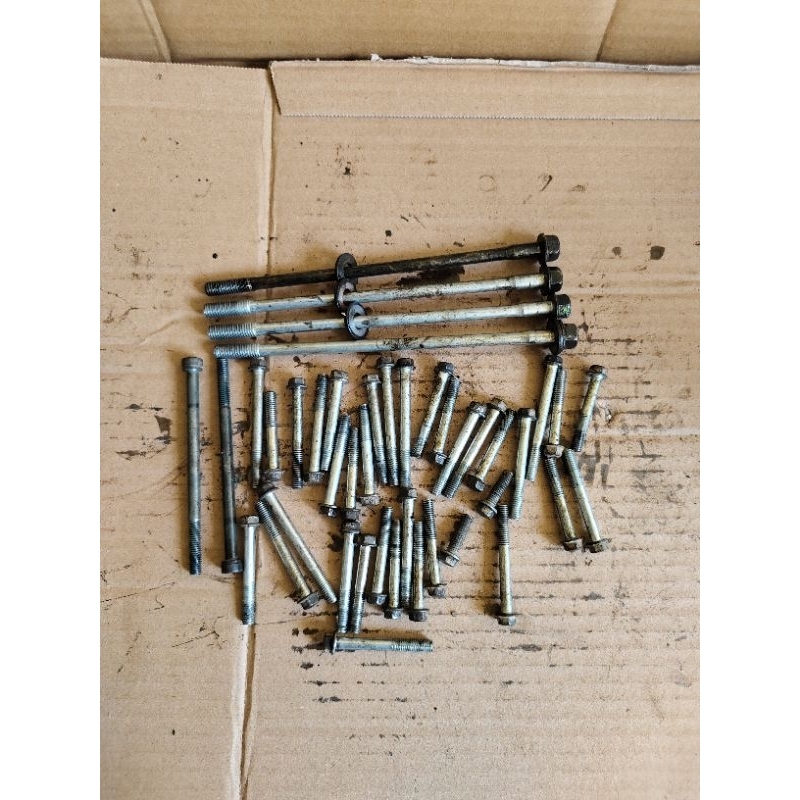 baut mesin jupiter mx lama original copotan