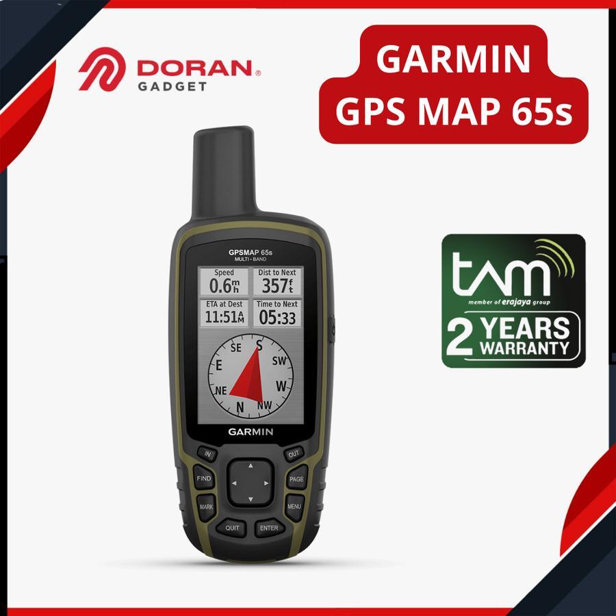 Garmin GPS MAP 65s Handheld GPS 65 s New Original Garansi Resmi 2 Tahun