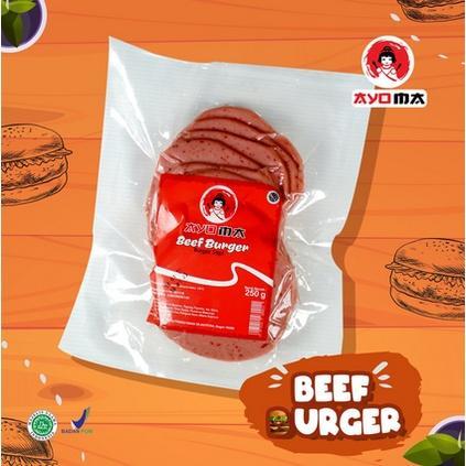 

AYOMA Beef Burger 250gr - Daging Isi Burger Isi 10