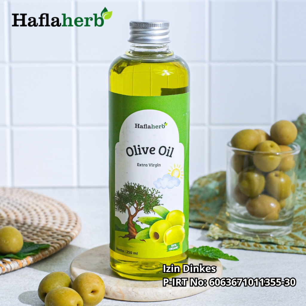 

Minyak Zaitun Olive Oil Extra Virgin 100% Original 250 ml untuk Rambut Kulit Wajah