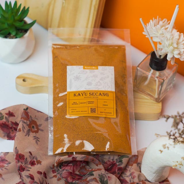 

RESTOEIBU Kayu Secang Bubuk - Sappan Wood Powder Bumbu Dapur Rempah
