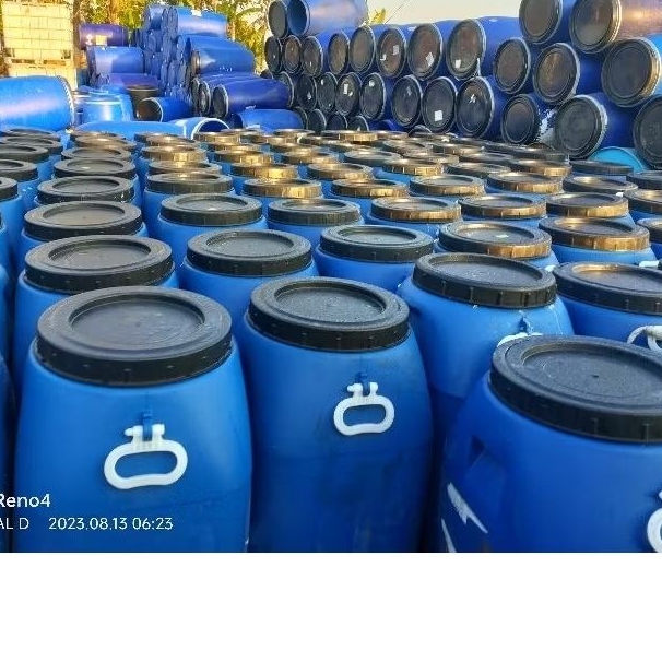 Drum plastik 50liter .bahan tebal hdpe anti pecah kotak.warna biru.