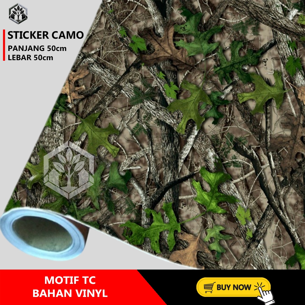 

STICKER CAMO BAHAN VINYL MOTIF TC 50x50cm