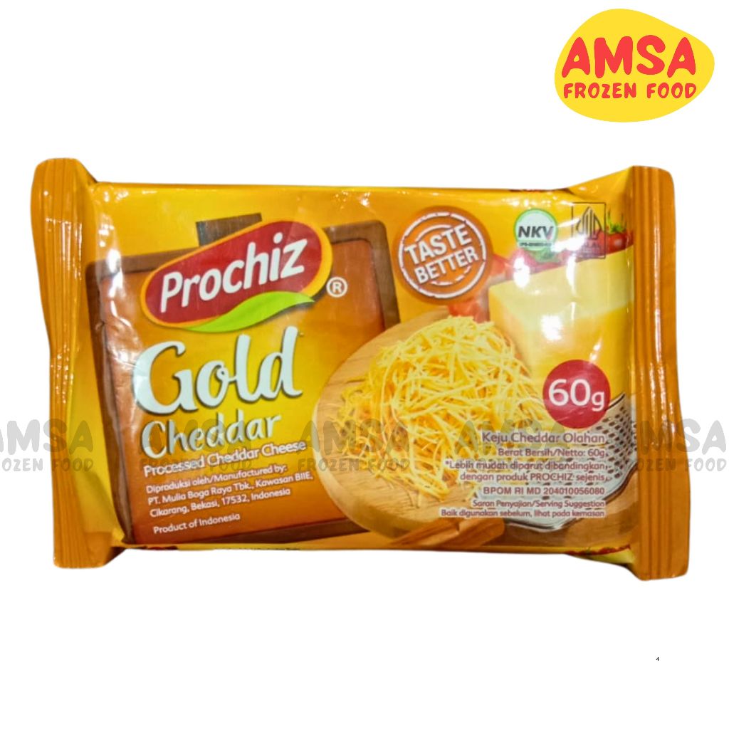 

Prochiz Gold 60 gr / Prochiz Gold Keju Cheddar 60 gram