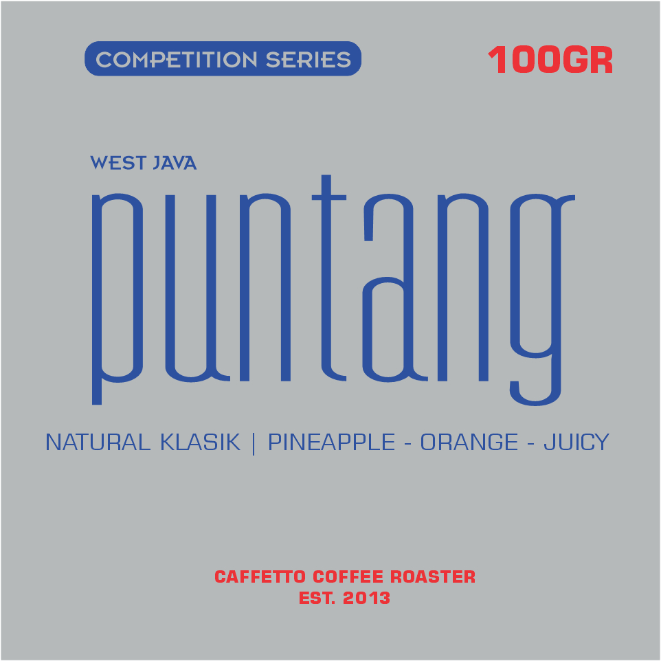 

CAFFETTO - Biji Kopi Bubuk Arabika Puntang Natural fruity 100gr Arabica Coffee Beans Single Origin Espresso Manual Brew kopi specialty 100gr