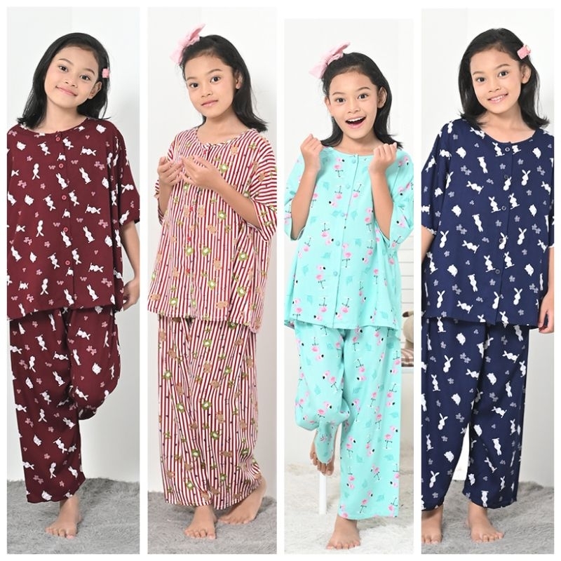 PIYAMA ANAK MEREK HABEL RAYON PREMIUM