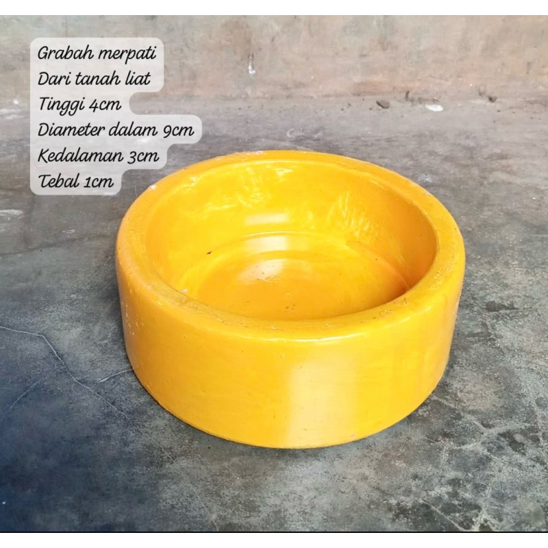gerabah merpati(tempat pakan merpati/kelinci)